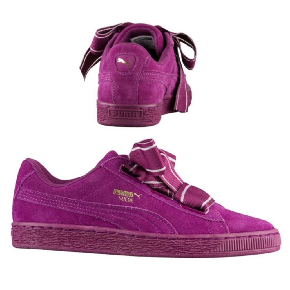 Puma purple suede sneaker